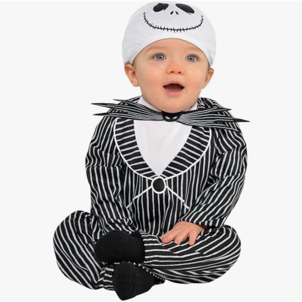 Disney The Nightmare before Christmas Jack Skellington infant costume 3-6 mos